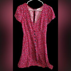 Mason & Belle Red Floral Sundress size Small